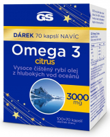 GS Omega 3 citrus cps.100+70 dárek 2023