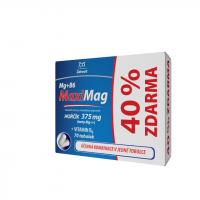 MaxiMag Hořčík 375mg+B6 40% ZDARMA 70 tobolek