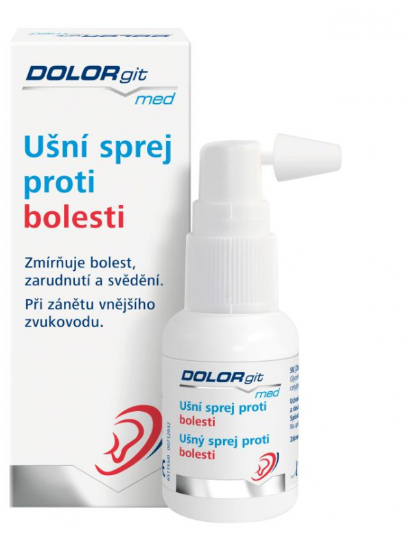 DOLORgit med ušní sprej proti bolesti 20ml