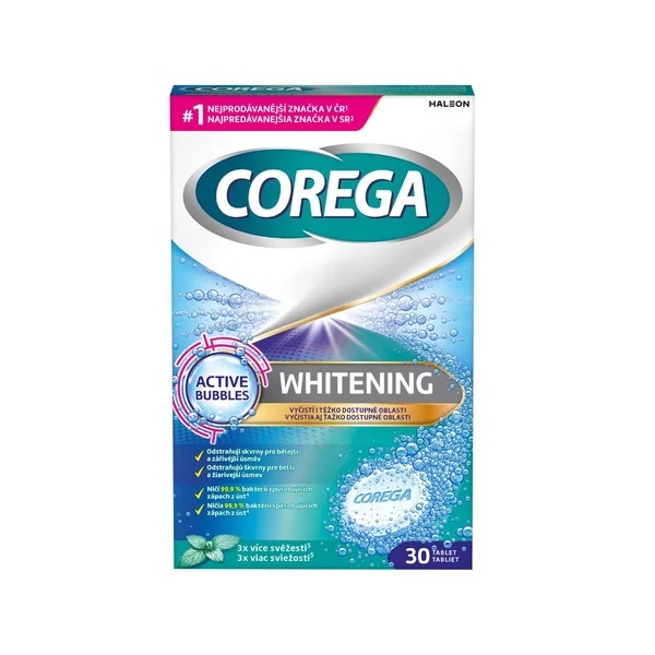 Corega Whitening tabs 30ks