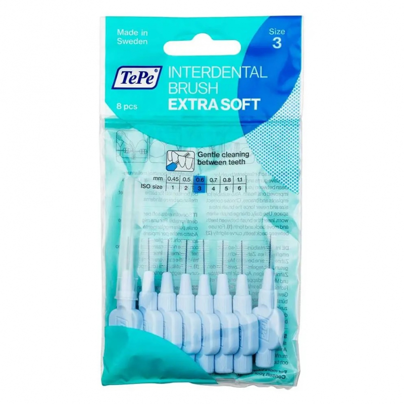 TePe mez.kart. ExtraSoft 0.6mm 8ks122245