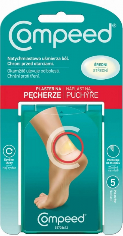 COMPEED Náplast na puchýře střední 10ks