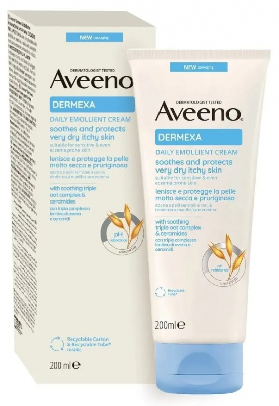 Aveeno Dermexa emolienční těl.krém 200ml