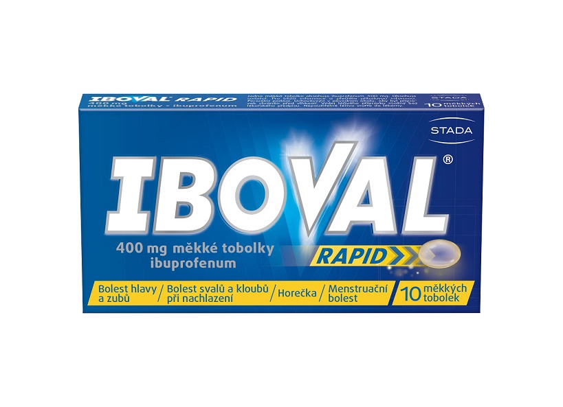 Iboval Rapid 400mg cps.mol.10new