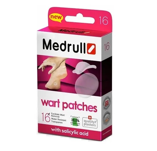 Náplasti na bradavice Medrull 16 ks