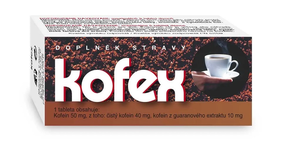 Kofex tbl.80 přír.kofein+guarana
