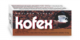 Kofex tbl.80 přír.kofein+guarana