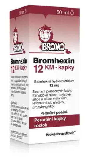 Bromhexin KM 12mg/ml por.gtt.sol.50ml