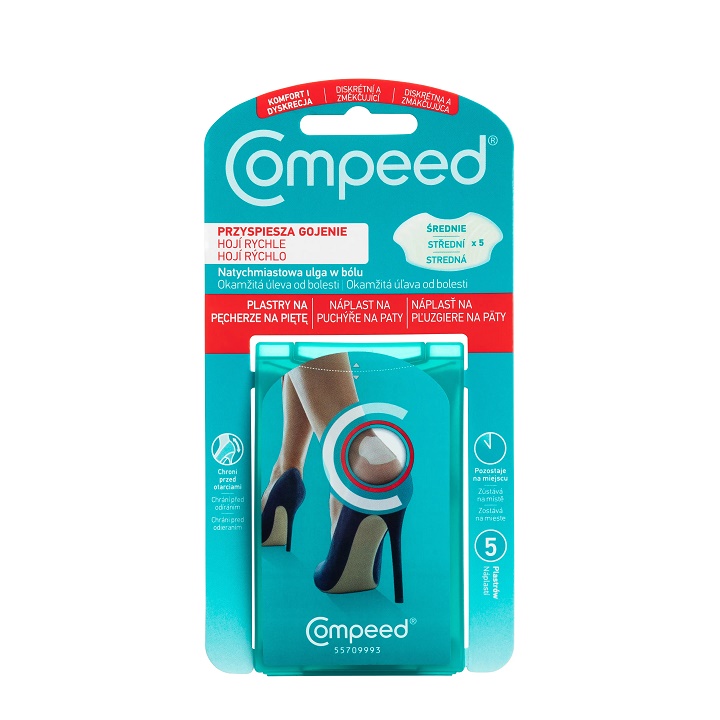 COMPEED náplast puchýř pata střední 5ks