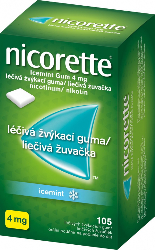 Nicorette Icemint Gum 4mg gum.105x4mg