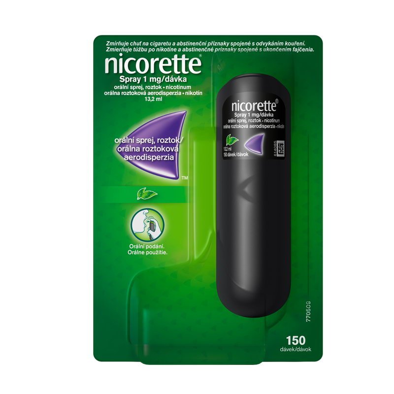 Nicorette spray 1mg/or.sp.1x13.2ml/150mg