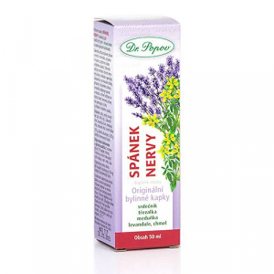 Dr.Popov Kapky bylinné Spánek-nervy 50ml
