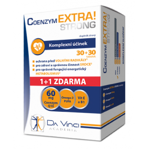 Coenzym EXTRA! Strong 60mg DaVinci tob.30+30ZDARMA