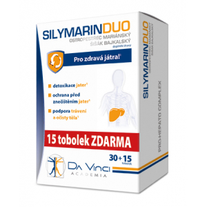 SILYMARIN DUO Da Vinci Academia tob.30+15 ZDARMA