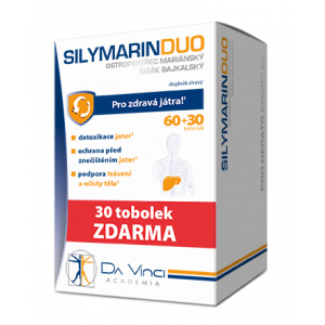 SILYMARIN DUO DaVinci tob.60+30 tob ZDARMA