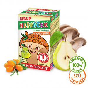 HLÍVÁČEK sirup s hlívou a rakytníkem HRUŠKA 100ml