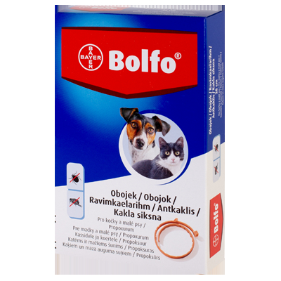 Bolfo 1.234g obojek pro kočky a malé psy 38cm