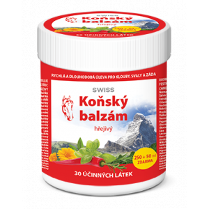Koňský balzám SWISS hřejivý 250 + 50 ml