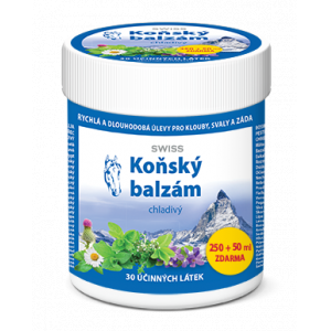 Koňský balzám SWISS chladivý 250 + 50 ml