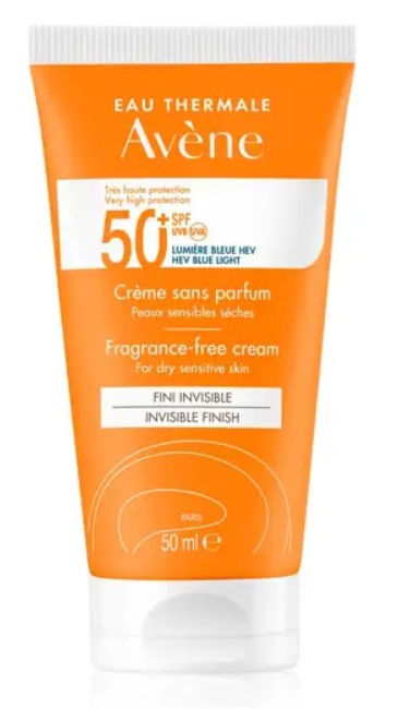 AVENE Sun Krém bez parfemace SPF50+ 50ml