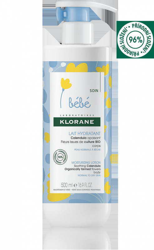 KLORANE BEBE Hydratační mléko s měsíčkem 500ml