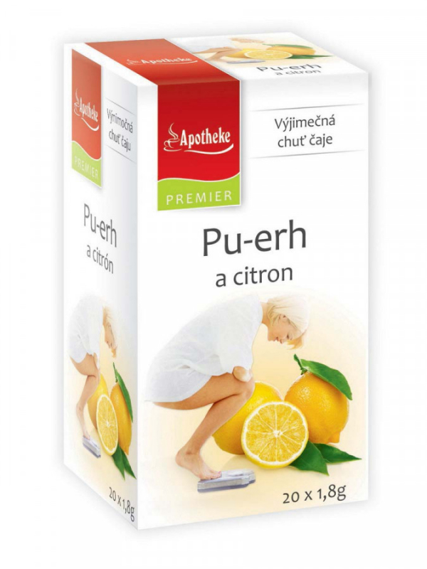 Apotheke Pu-erh a citron čaj n.s.20x1.8g