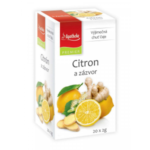 Apotheke Citron+zázvor s lípou čaj 20x2g