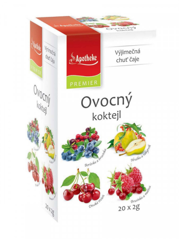 Apotheke Ovocný koktejl čaj.směsi 4v1 20x2g