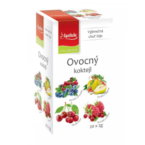 Apotheke Ovocný koktejl čaj.směsi 4v1 20x2g