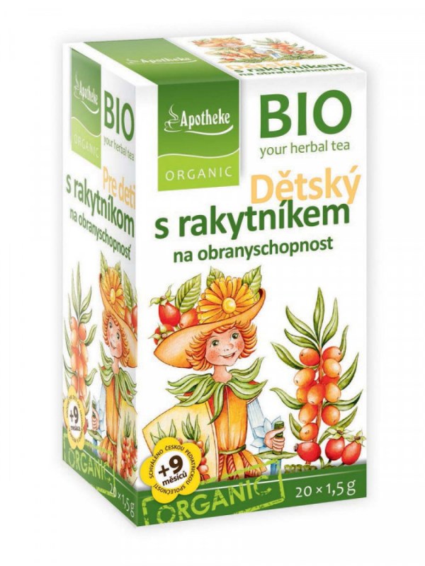 Apotheke BIO Dětský čaj s rakyt. obranysch.20x1.5g
