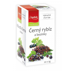 Apotheke Černý rybíz a bezinky 20x2g