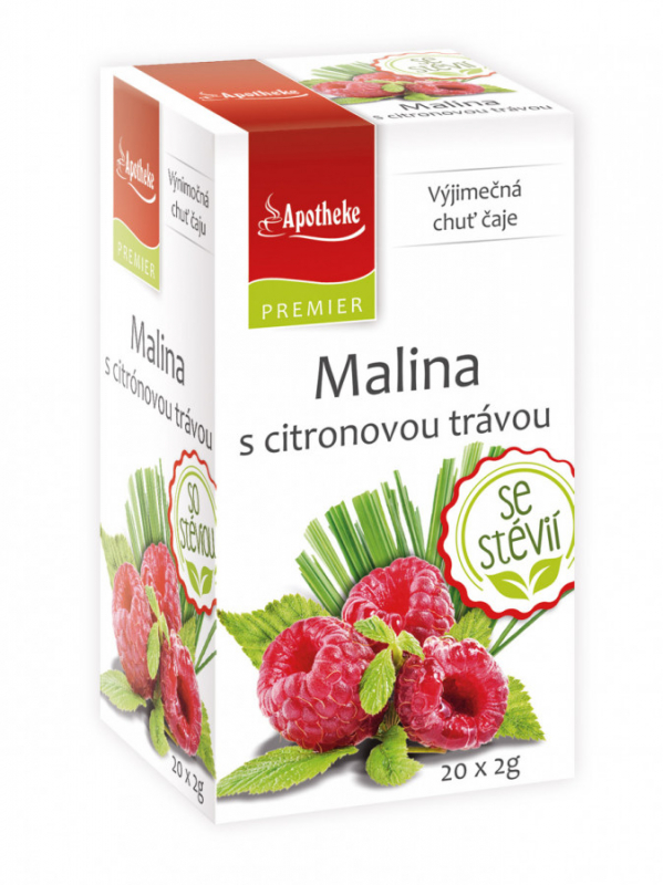Apotheke Malina s citronovou trávou 20x2g