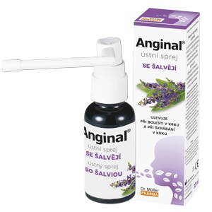 Anginal ústní sprej se šalvějí 30ml