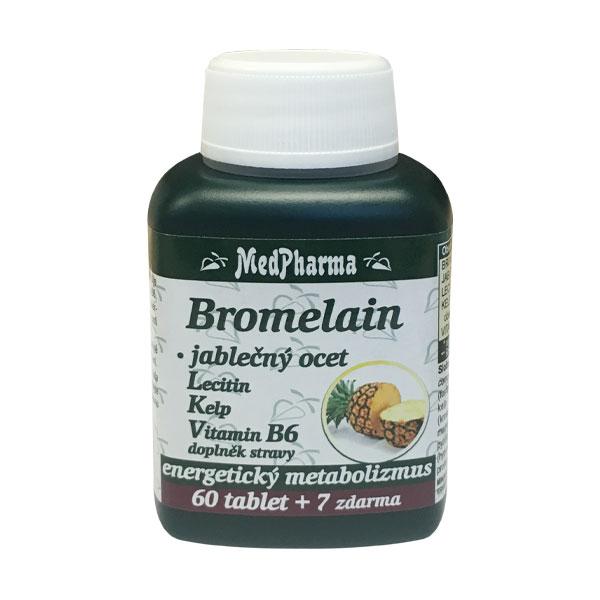 MedPharma Bromelain+jabl.ocet+lecitin tbl.67
