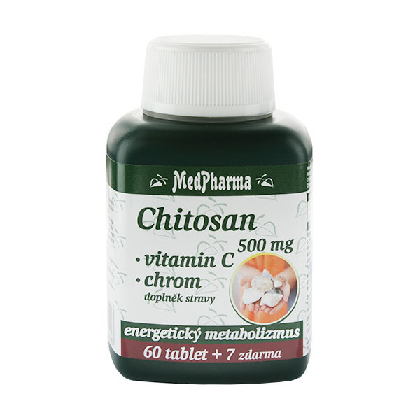 MedPharma Chitosan 500mg+vit.C+chrom tbl.67