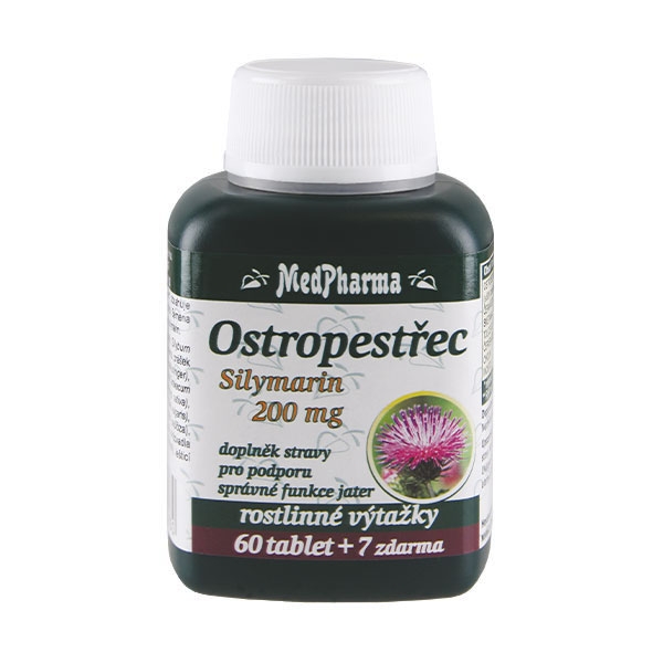 MedPharma Ostropestřec (Silymarin 100mg) tbl.67