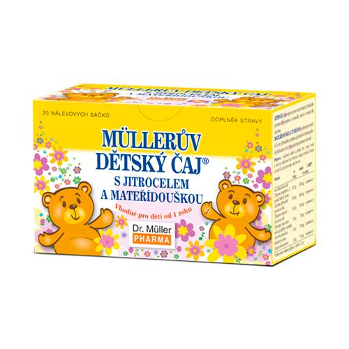 Müllerův dětský čaj s jitrocel.a mateř.20x1.5g