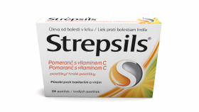 Strepsils Pomeranč s vitaminem C pas.24