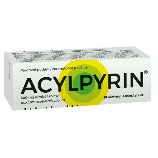 Acylpyrin 500mg tbl.eff.15x500mg