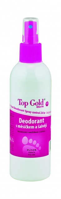 TOP GOLD Deo.s měsíčkem+šalvějí+Tea Tree Oil 150g