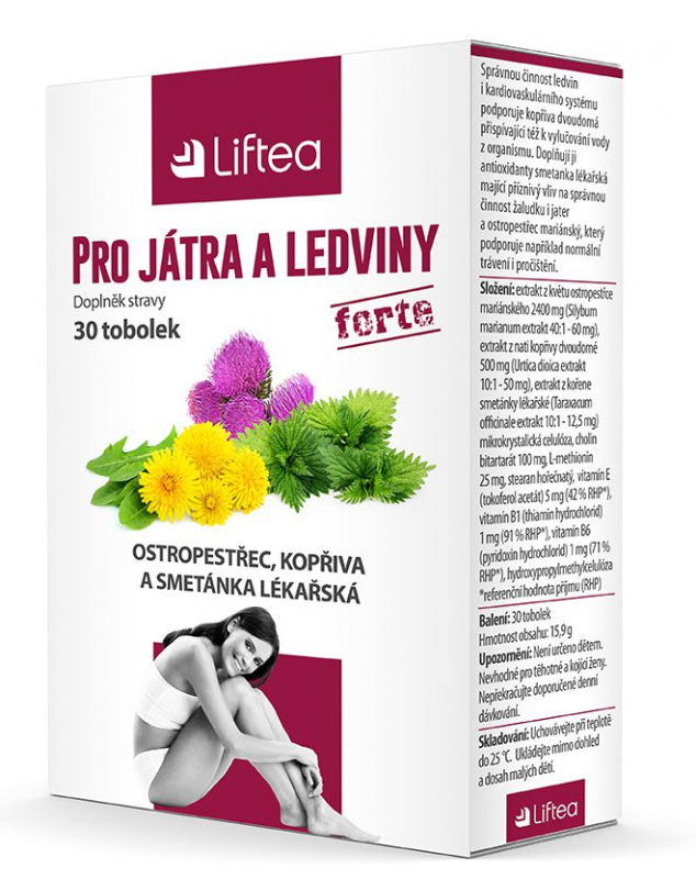 LIFTEA Pro játra a ledviny tob.30