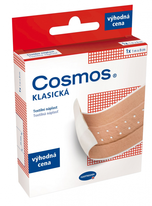 COSMOS náplast Klasická textilní 1mx8cm
