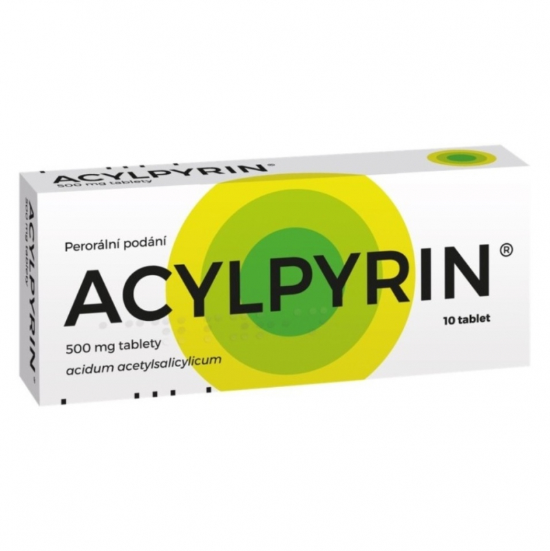 Acylpyrin 500mg tbl.nob. 10x500mg