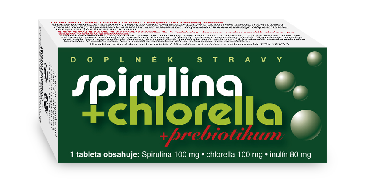 Spirulina+Chlorella+Probiotikum tbl.90