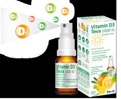 Vitamin D3 Teva 1000IU sprej 10ml