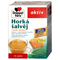 Doppel herz Horká šalvěj + med + mentol 10 sáčků