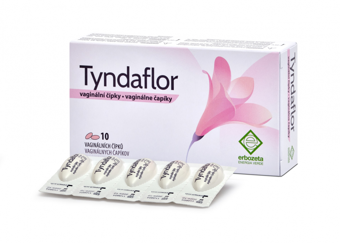 Tyndaflor vaginální čípky 10x2g