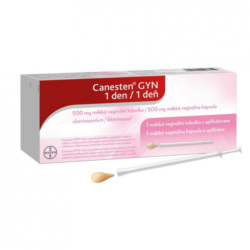 Canesten Gyn 1 den 500mg vag.cps.mol.1